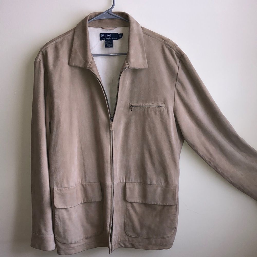 Polo Ralph Lauren Genuine Leather Blazer Jacket